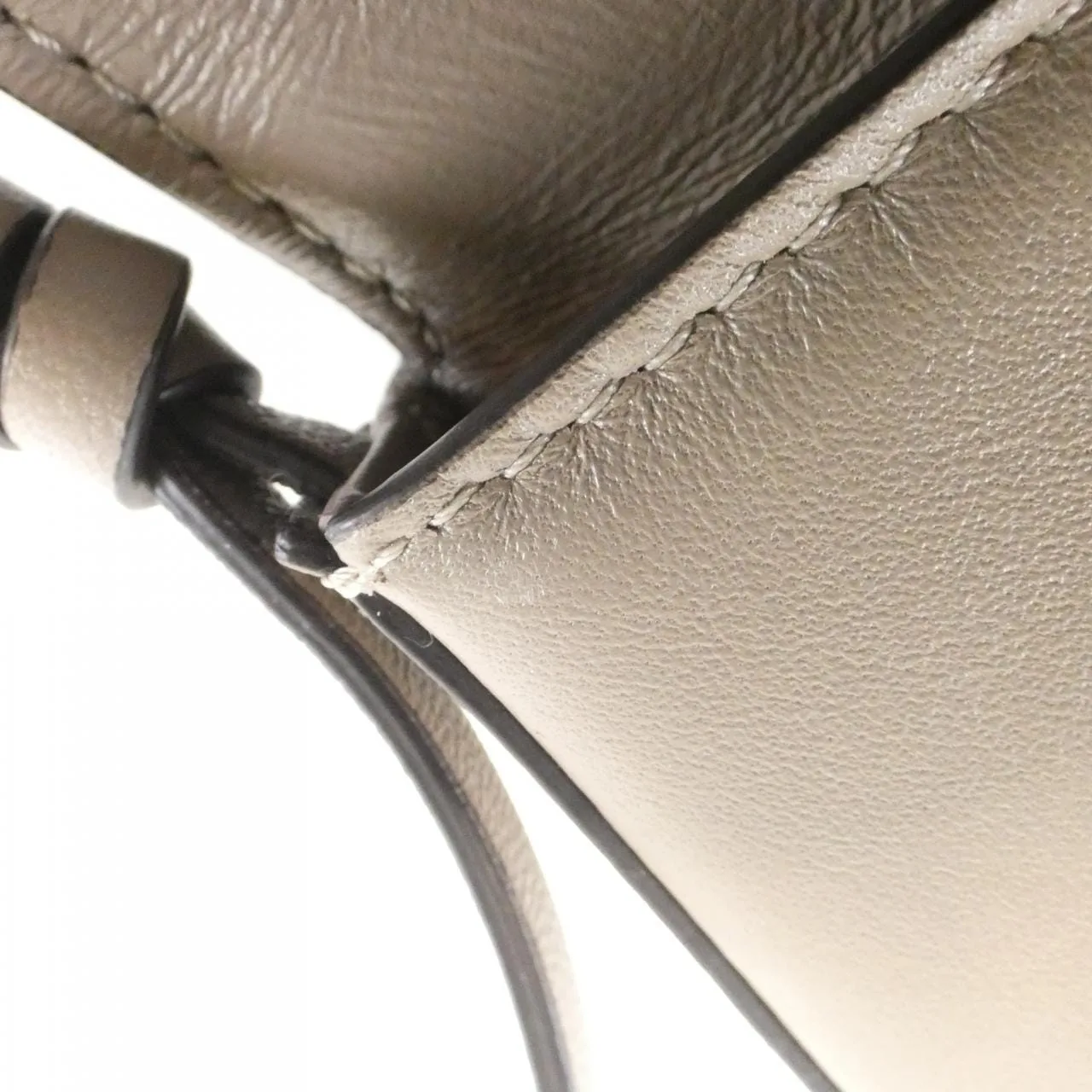 FENDI 7AS289 NBA Pouch Leather 黑色 皮革 中古品A - 縮圖 5