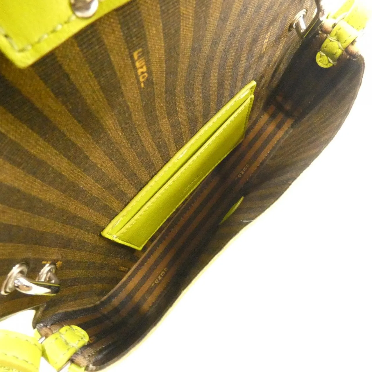 FENDI Baguette 7AS142 AMCP Wallet Green Rank A - Thumbnail 7