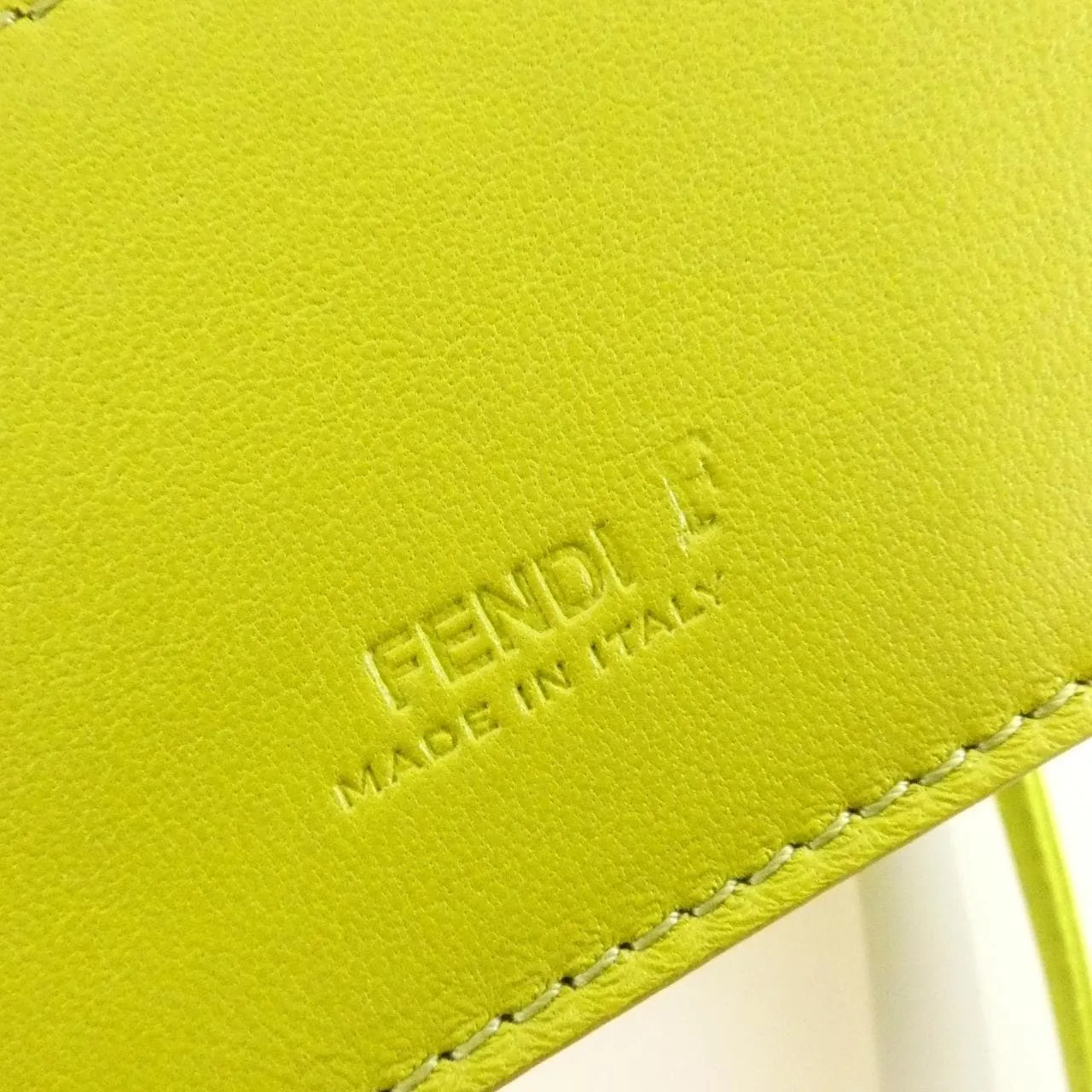 FENDI Baguette 7AS142 AMCP Wallet Green Rank A - Thumbnail 8