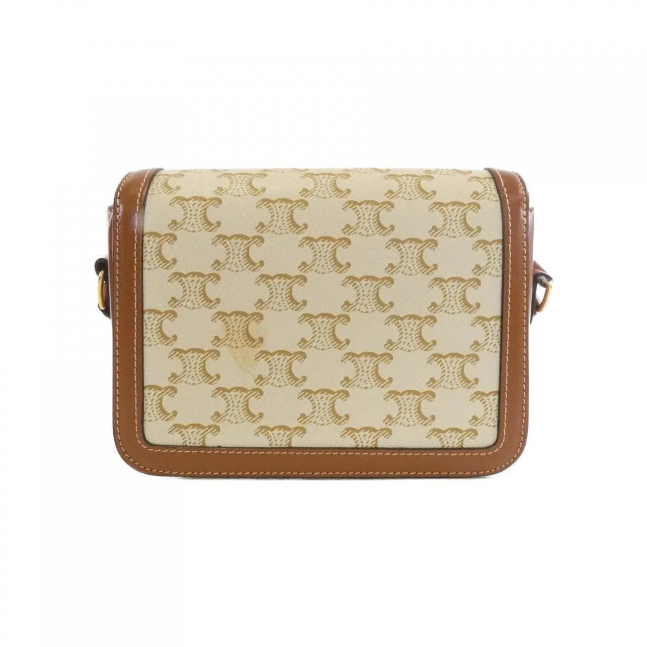 CELINE Triomphe 188882BZ4 Shoulder Canvas 黑色 帆布 中古品B - 縮圖 2