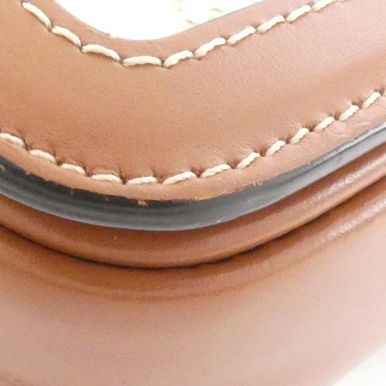 CELINE Triomphe 188882BZ4 Shoulder Canvas 黑色 帆布 中古品B - 縮圖 3