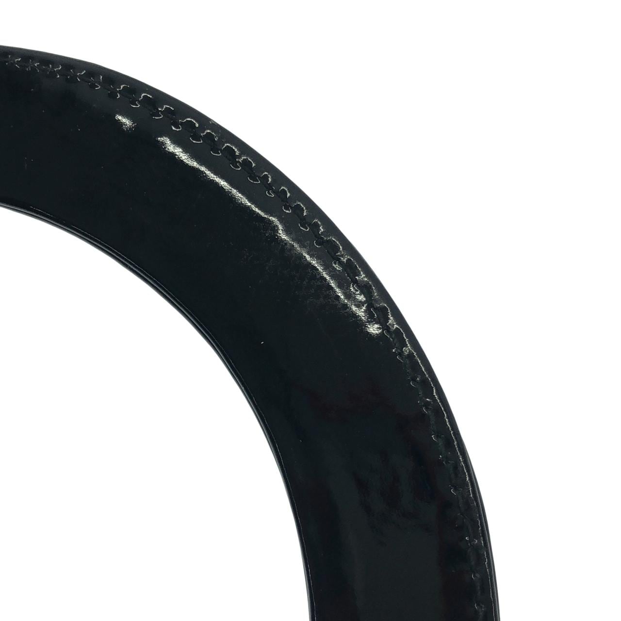 DIOR Lady Dior VRB44550 Handbag Patent Leather 黑色 漆皮 中古品A - 縮圖 6