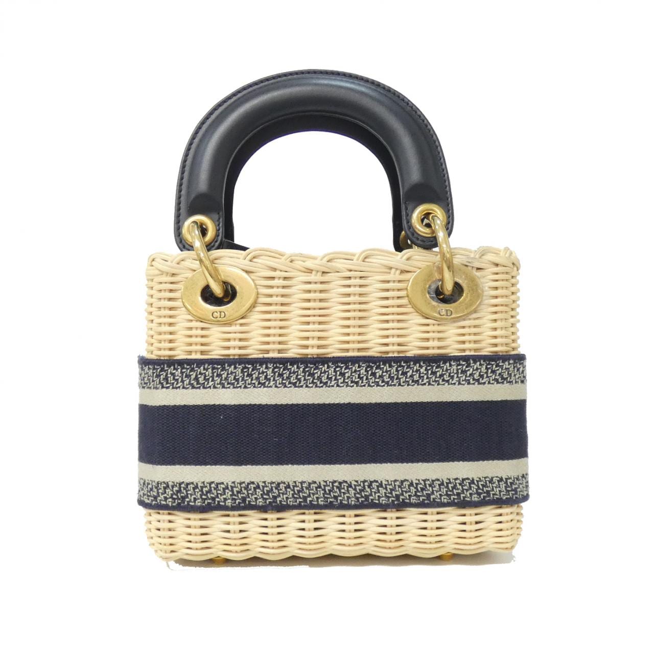 DIOR Lady Dior M0505CMVO Handbag Canvas Black Canvas - Thumbnail 2