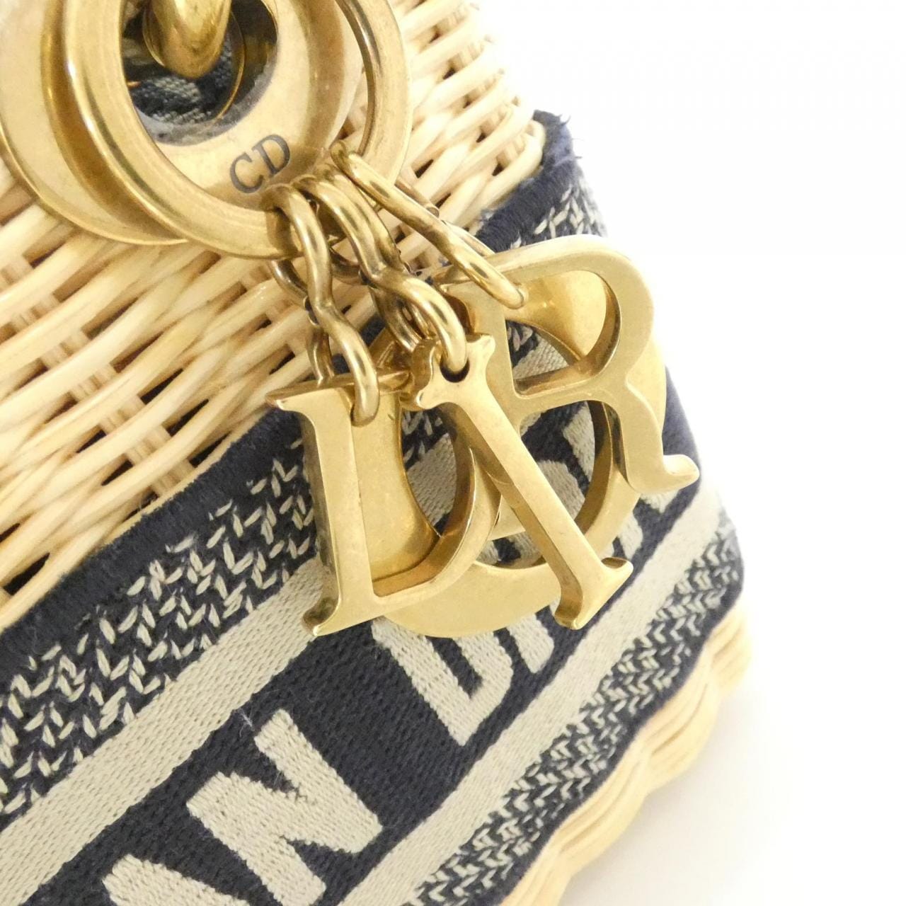 DIOR Lady Dior M0505CMVO Handbag Canvas Black Canvas - Thumbnail 4