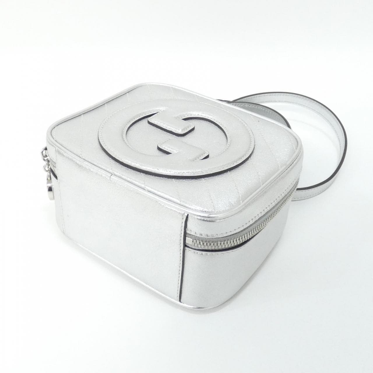 GUCCI Blondie 744434 AACBO Handbag Leather Black Leather - Thumbnail 3