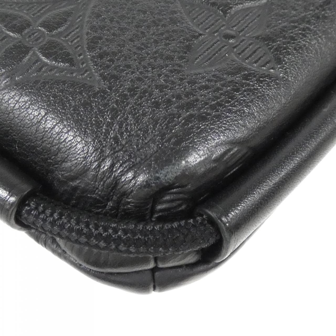 LOUIS VUITTON M12601 Shoulder Bag Monogram 黑色 Monogram 中古品A - 縮圖 3