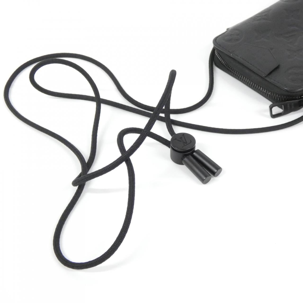 LOUIS VUITTON M12601 Shoulder Bag Monogram 黑色 Monogram 中古品A - 縮圖 7