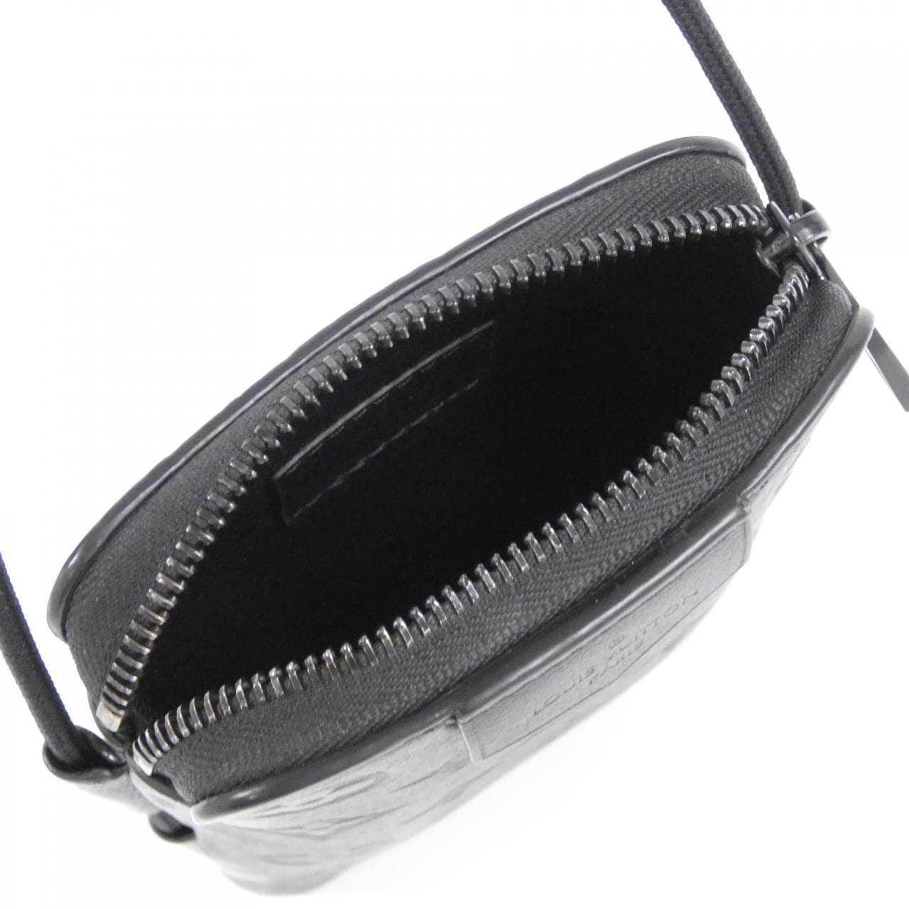 LOUIS VUITTON M12601 Shoulder Bag Monogram 黑色 Monogram 中古品A - 縮圖 8