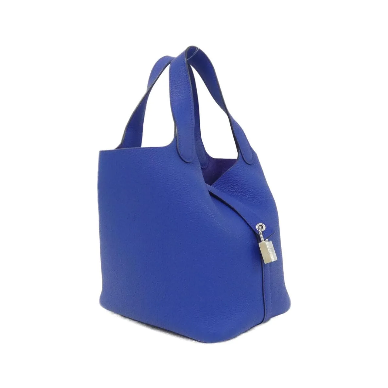 HERMES Picotin 073597CK Handbag Blue