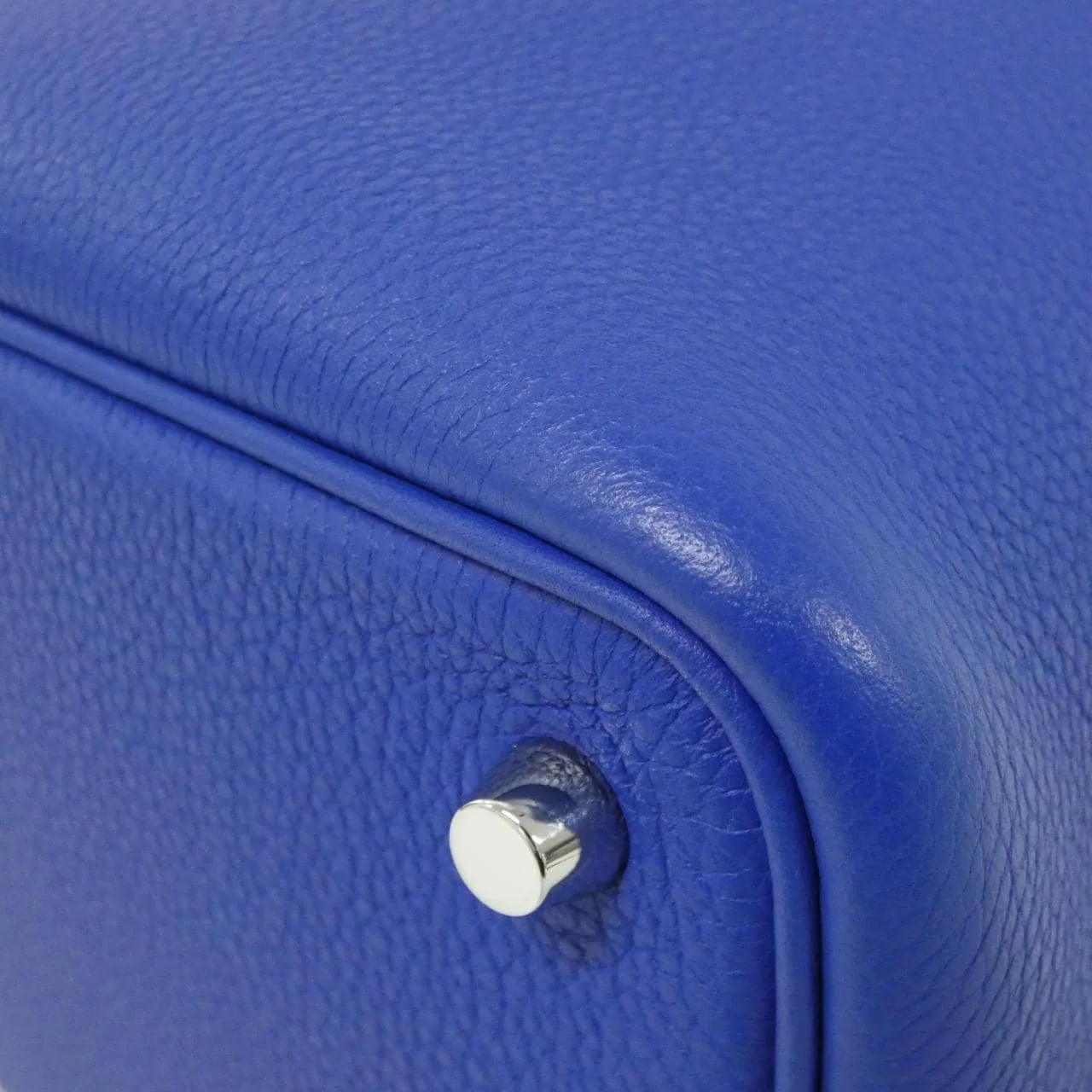 HERMES Picotin 073597CK Handbag 藍色 中古品A - 縮圖 2