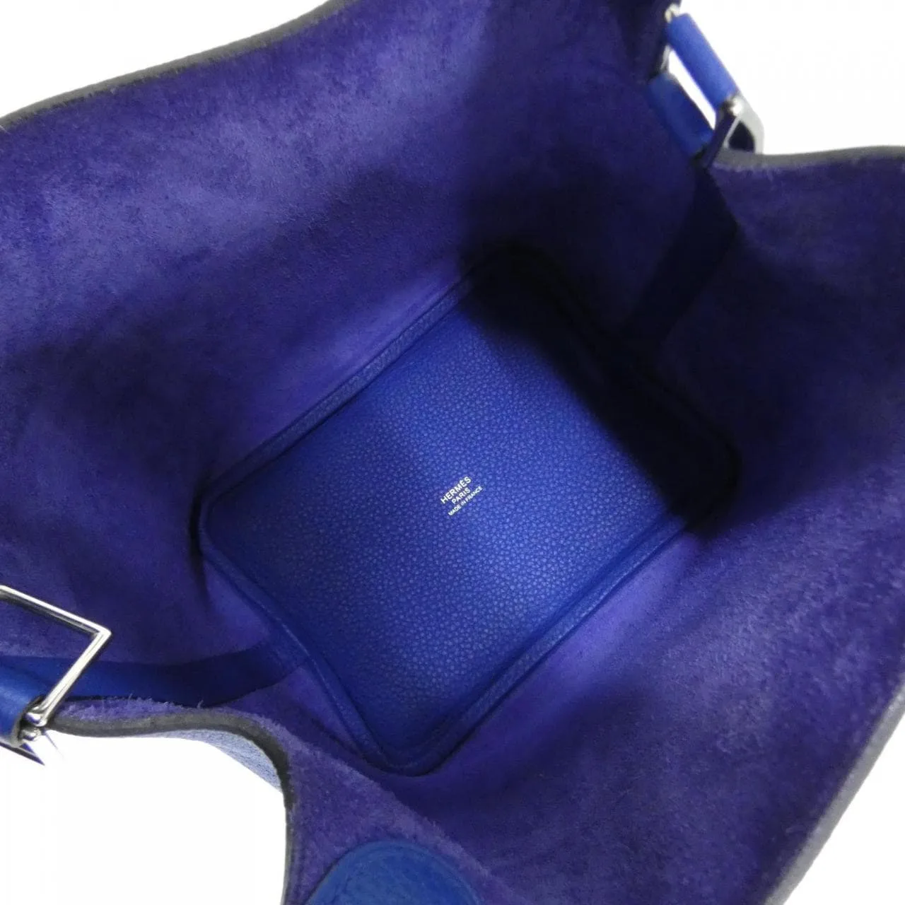 HERMES Picotin 073597CK Handbag 藍色 中古品A - 縮圖 7