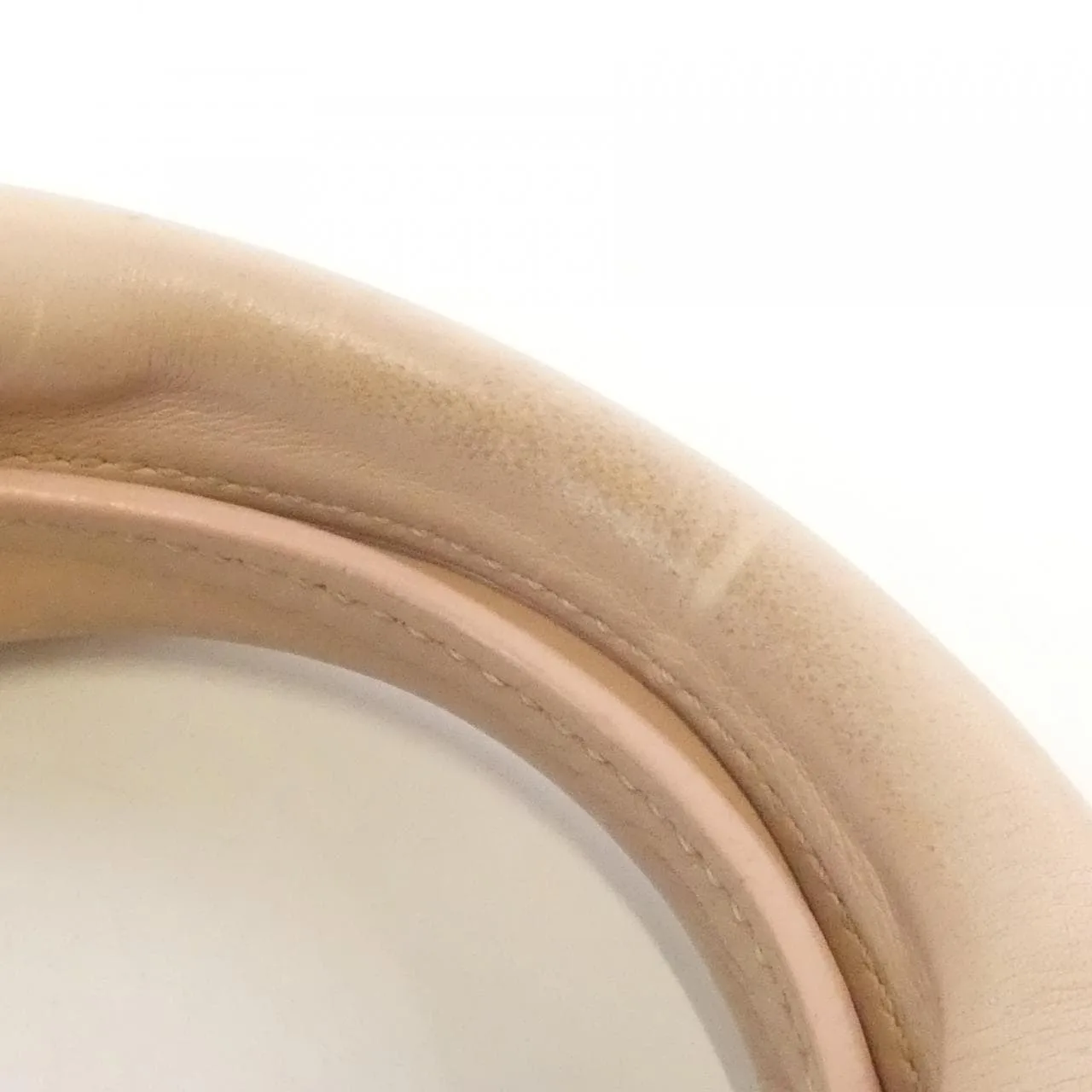 CELINE Handbag Leather Beige Leather - Thumbnail 7