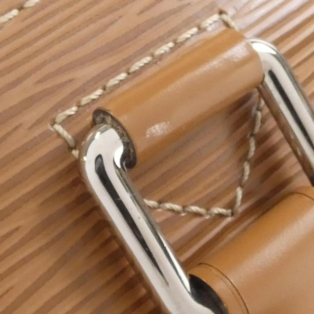 LOUIS VUITTON Pont-Neuf M5277I Handbag Epi 駝色 Epi 中古品B - 縮圖 5