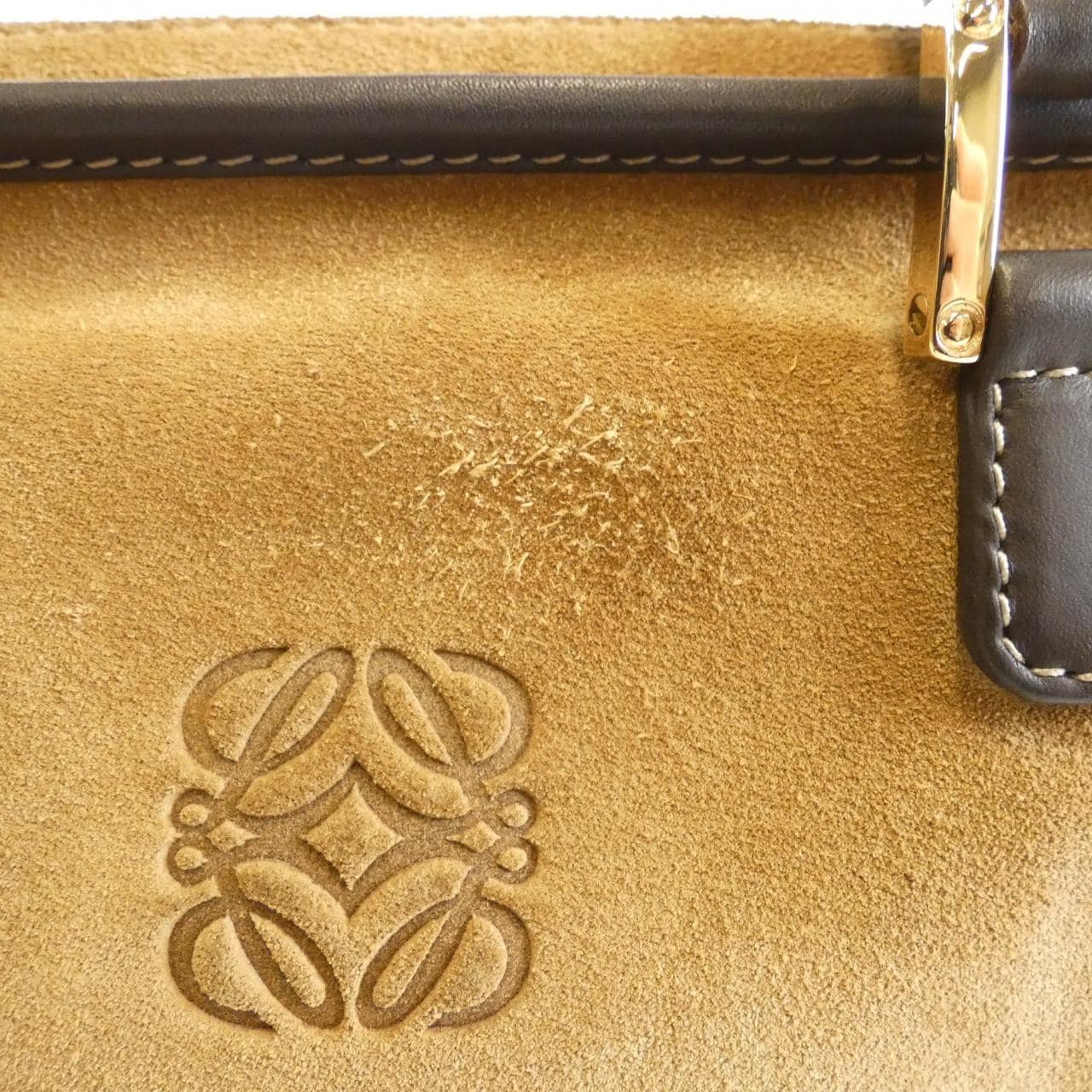 LOEWE Amazona Bag 米色 中古品B - 縮圖 4