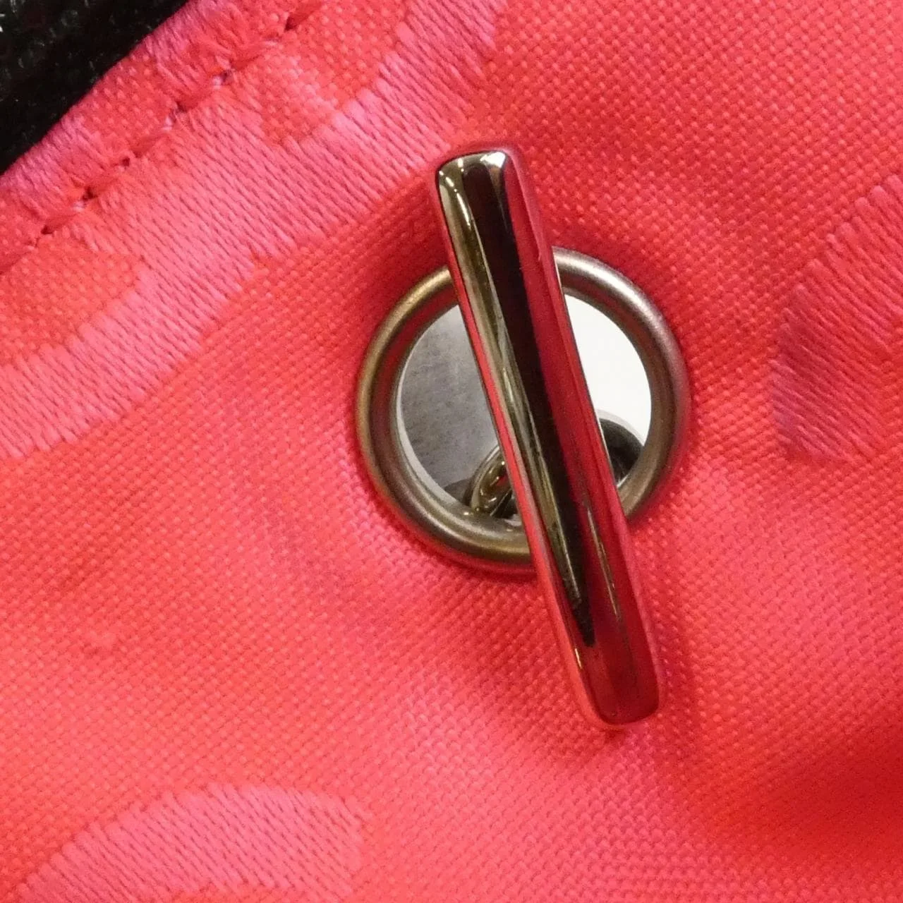 CHANEL Cambon 28126 Handbag Patent Leather 黑色 漆皮 中古品B - 縮圖 9