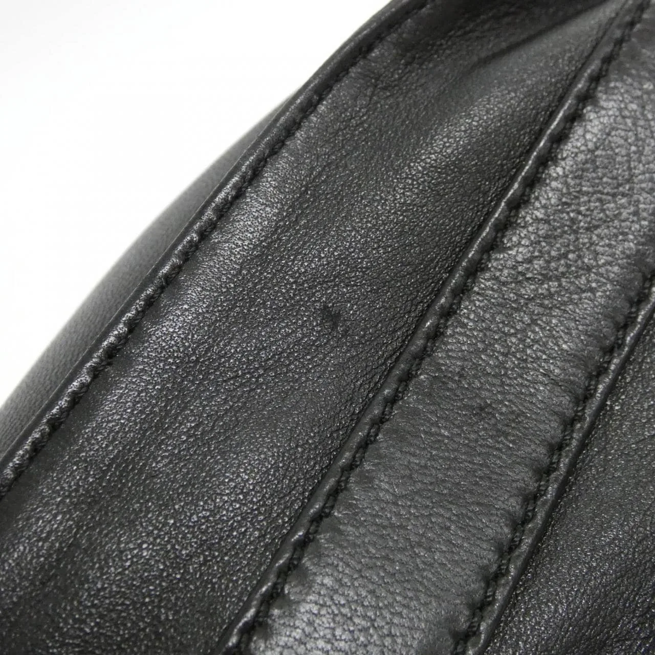 LOEWE 肩背包 皮革 黑色 皮革 中古品A - 縮圖 4