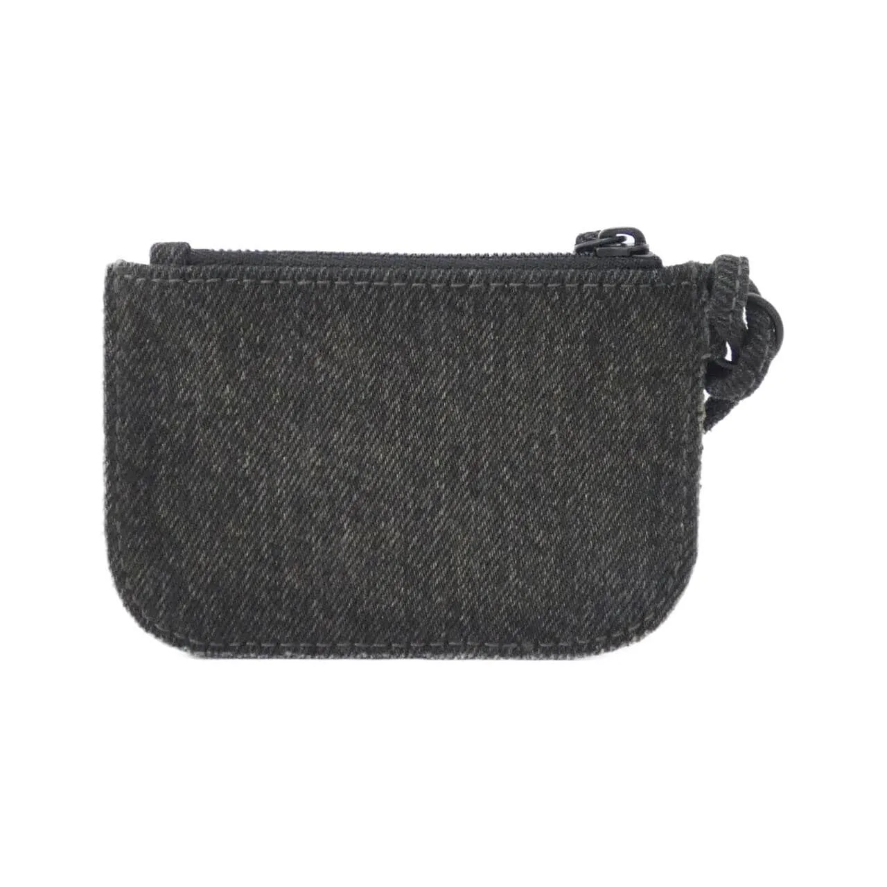 BALENCIAGA Le Cagole 776769 2AAB9 Coin Case Denim 黑色 牛仔布 中古品A - 縮圖 2