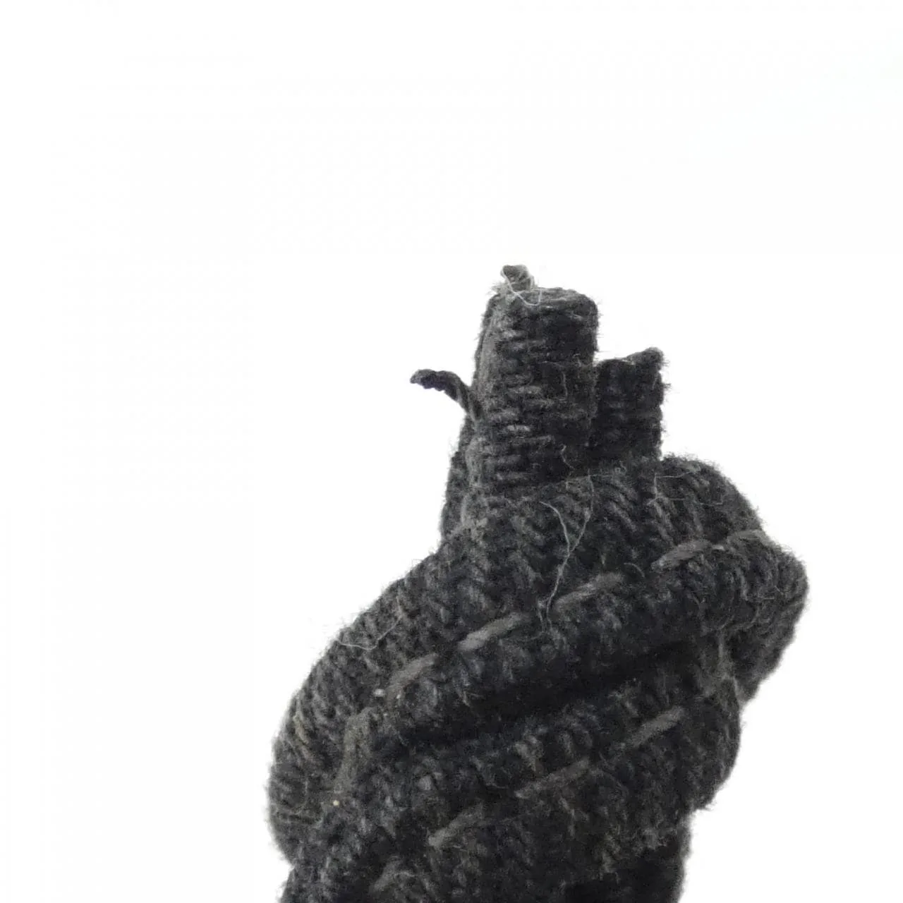 BALENCIAGA Le Cagole 776769 2AAB9 Coin Case Denim 黑色 牛仔布 中古品A - 縮圖 6