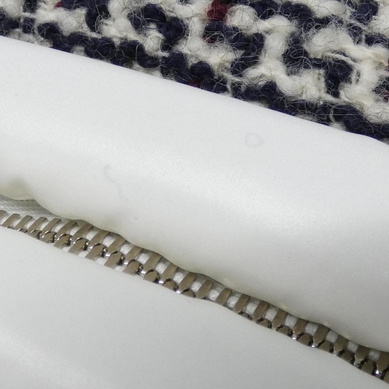 CHANEL 91933 Backpack Tweed White Tweed - Thumbnail 5