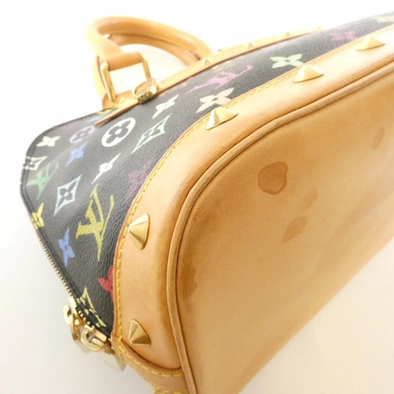 LOUIS VUITTON Alma M92646 Handbag Canvas Multicolor 帆布 中古品B - 縮圖 3