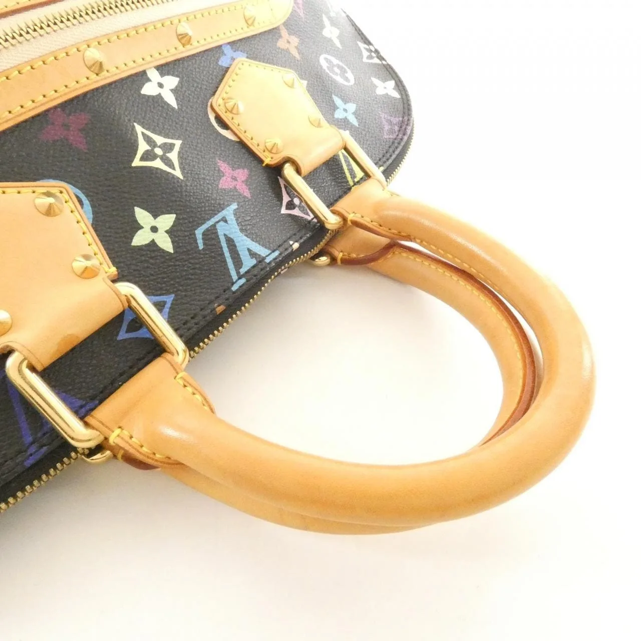LOUIS VUITTON Alma M92646 Handbag Canvas Multicolor 帆布 中古品B - 縮圖 6