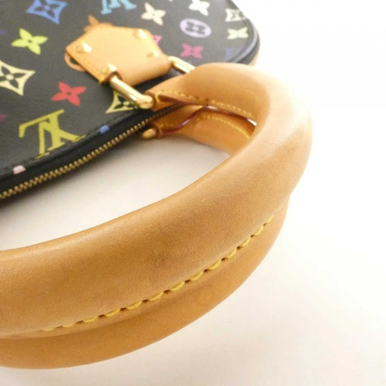 LOUIS VUITTON Alma M92646 Handbag Canvas Multicolor 帆布 中古品B - 縮圖 7