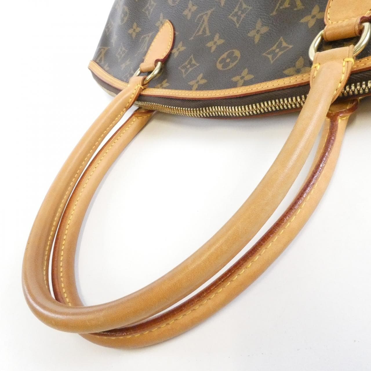 LOUIS VUITTON Lockit M40104 Handbag Monogram 黑色 Monogram 中古品B - 縮圖 5