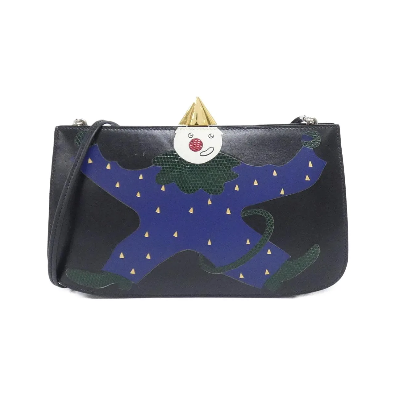 HERMES Shoulder Box Calf Black