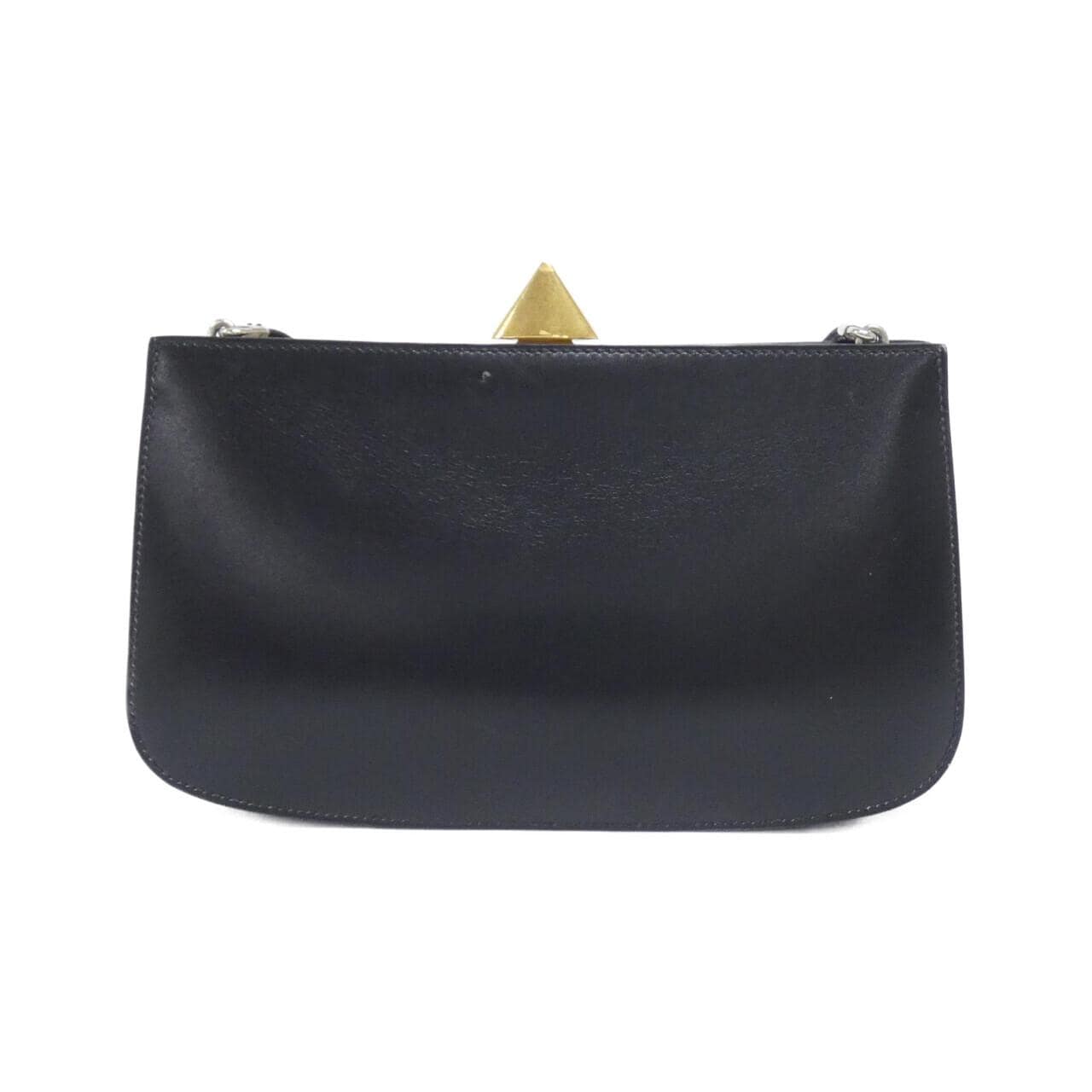 HERMES HERMÈS Shoulder Bag Box Calf Black Box Calf Leather - Thumbnail 2