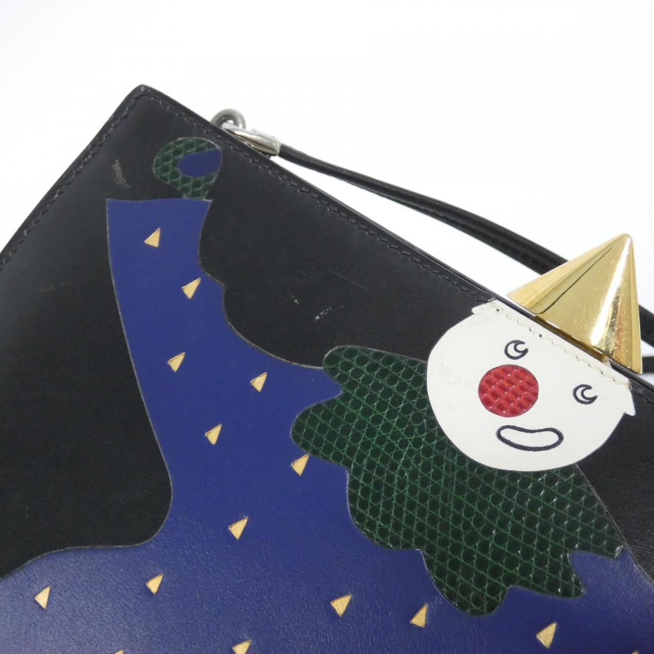 HERMES HERMÈS Shoulder Bag Box Calf Black Box Calf Leather - Thumbnail 5