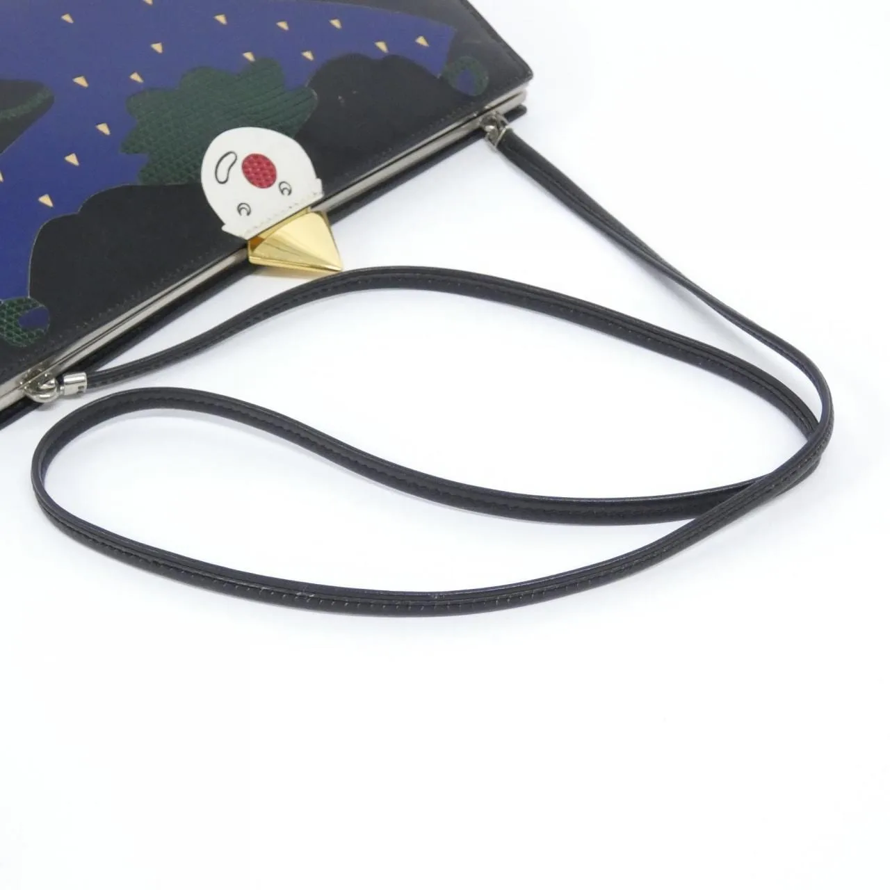 HERMES Shoulder Box Calf Black Box Calf Leather Rank A - Thumbnail 8