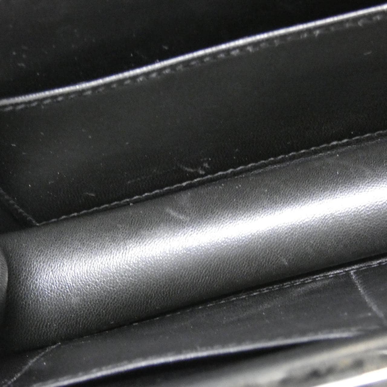 HERMES HERMÈS Shoulder Bag Box Calf Black Box Calf Leather - Thumbnail 10