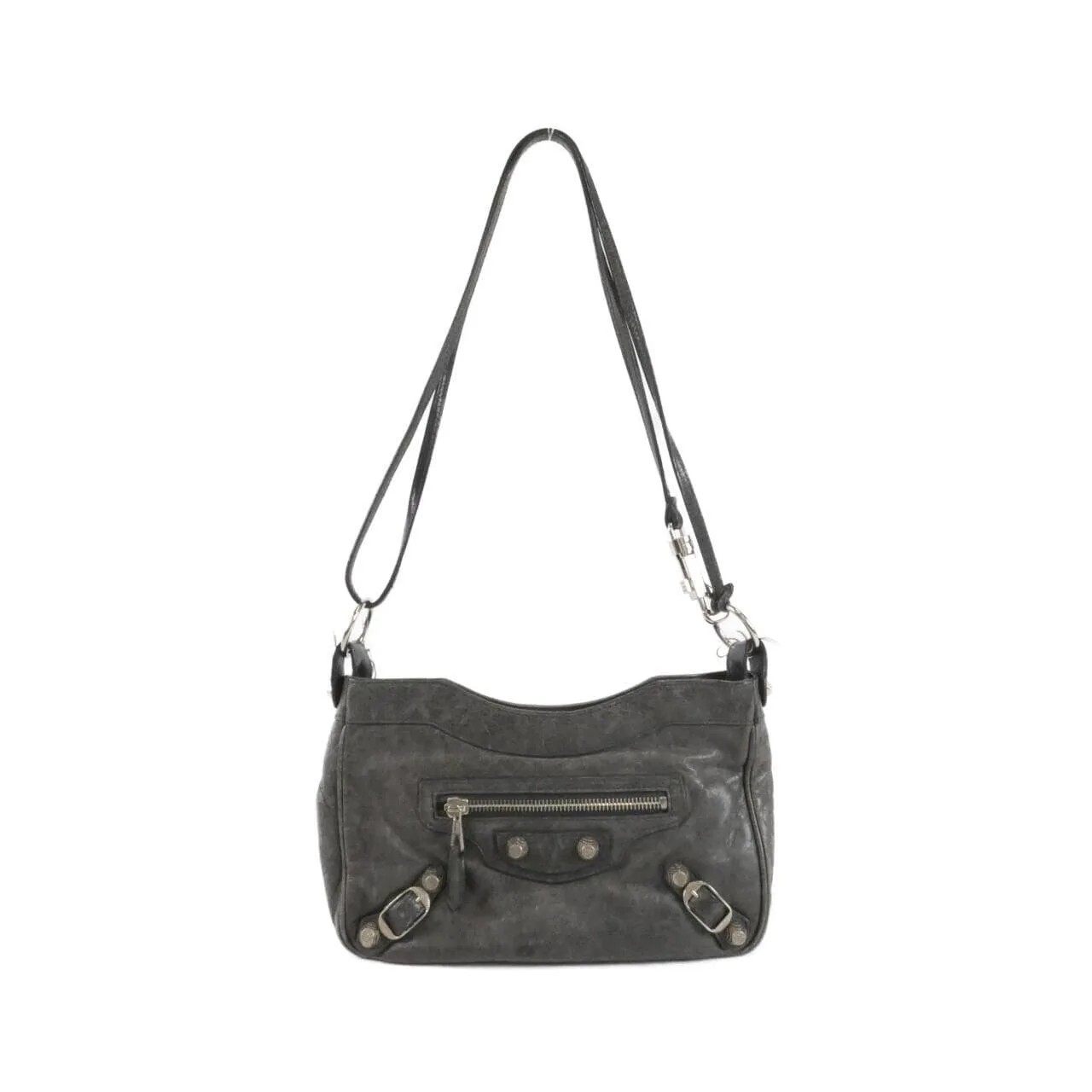 BALENCIAGA 237203 D94IN Shoulder Lambskin Black