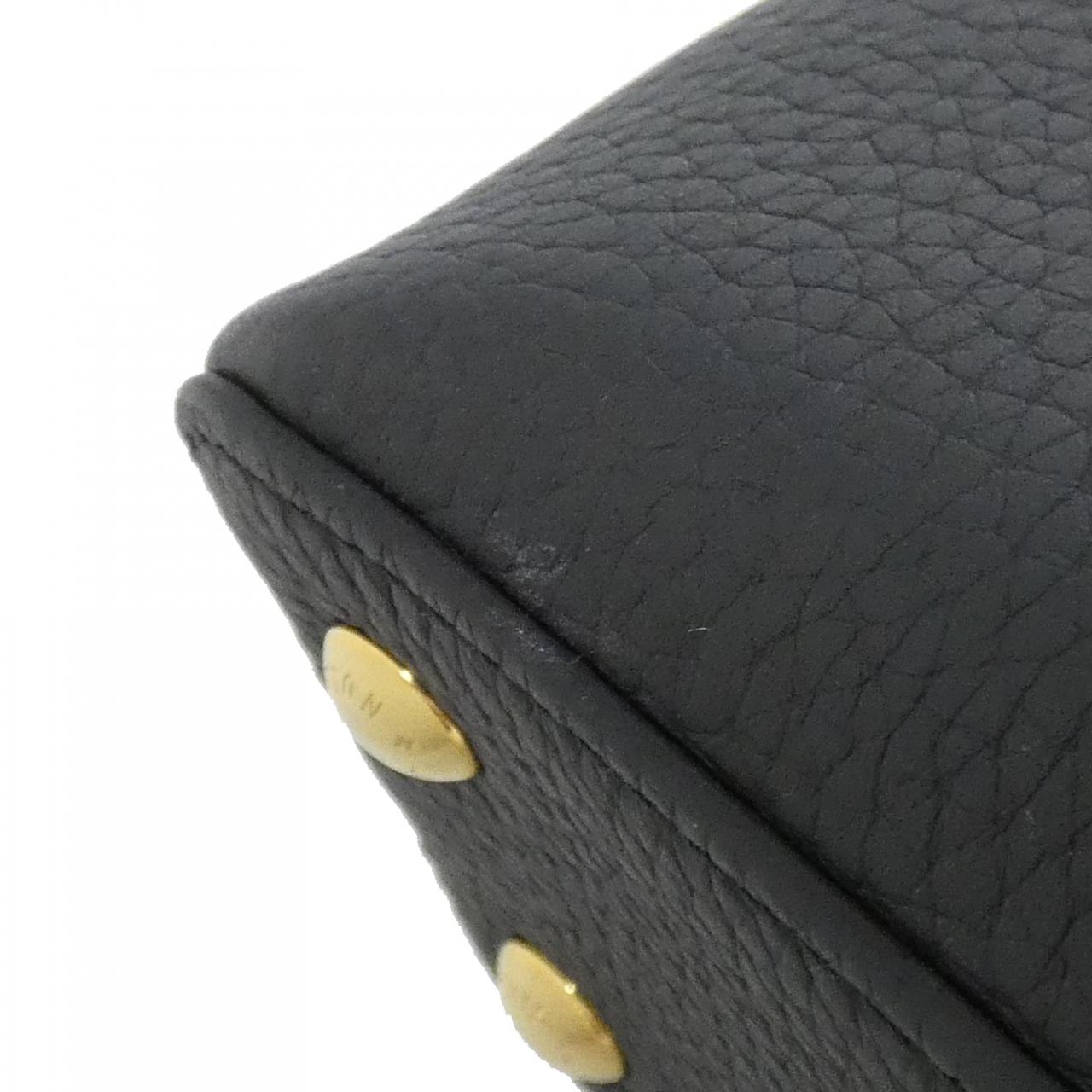 LOUIS VUITTON Capucines M56071 Bag 黑色 中古品A - 縮圖 3