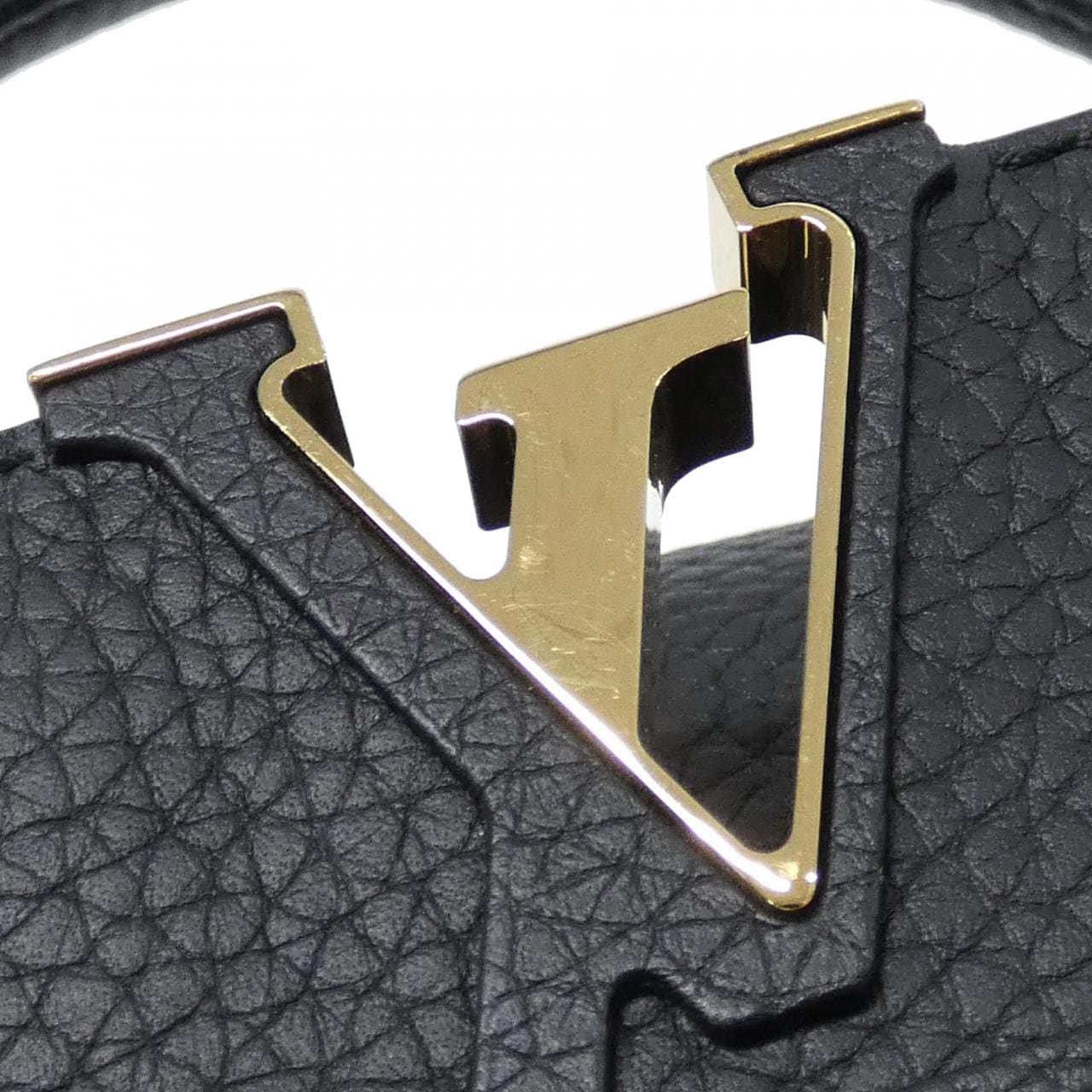 LOUIS VUITTON Capucines M56071 Bag 黑色 中古品A - 縮圖 4