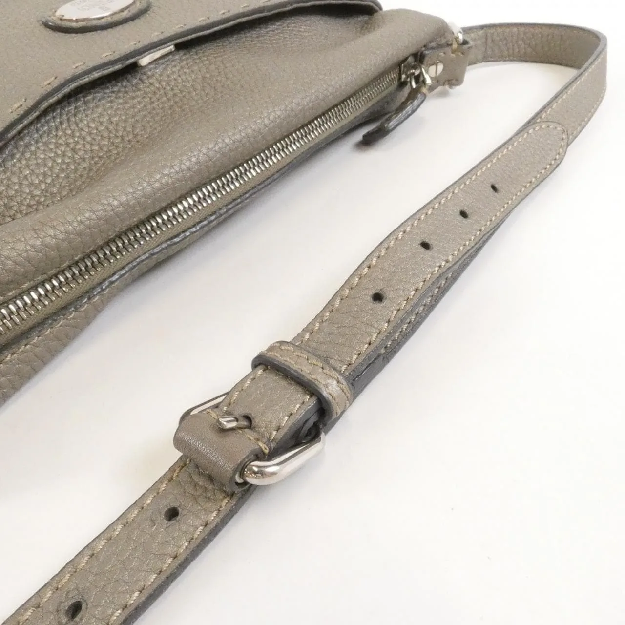 FENDI 8BT200 NDU Handbag Grey - Thumbnail 6