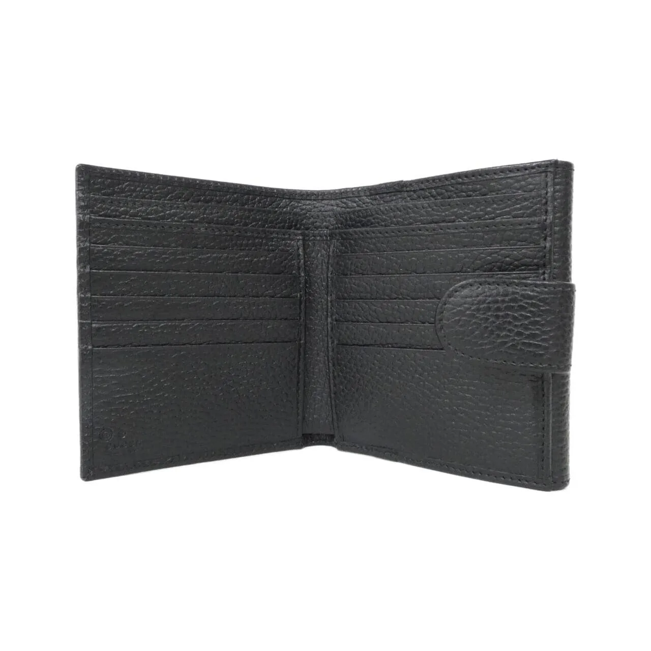 GUCCI 615525 CAO0G Wallet Leather 黑色 皮革 中古品A - 縮圖 4