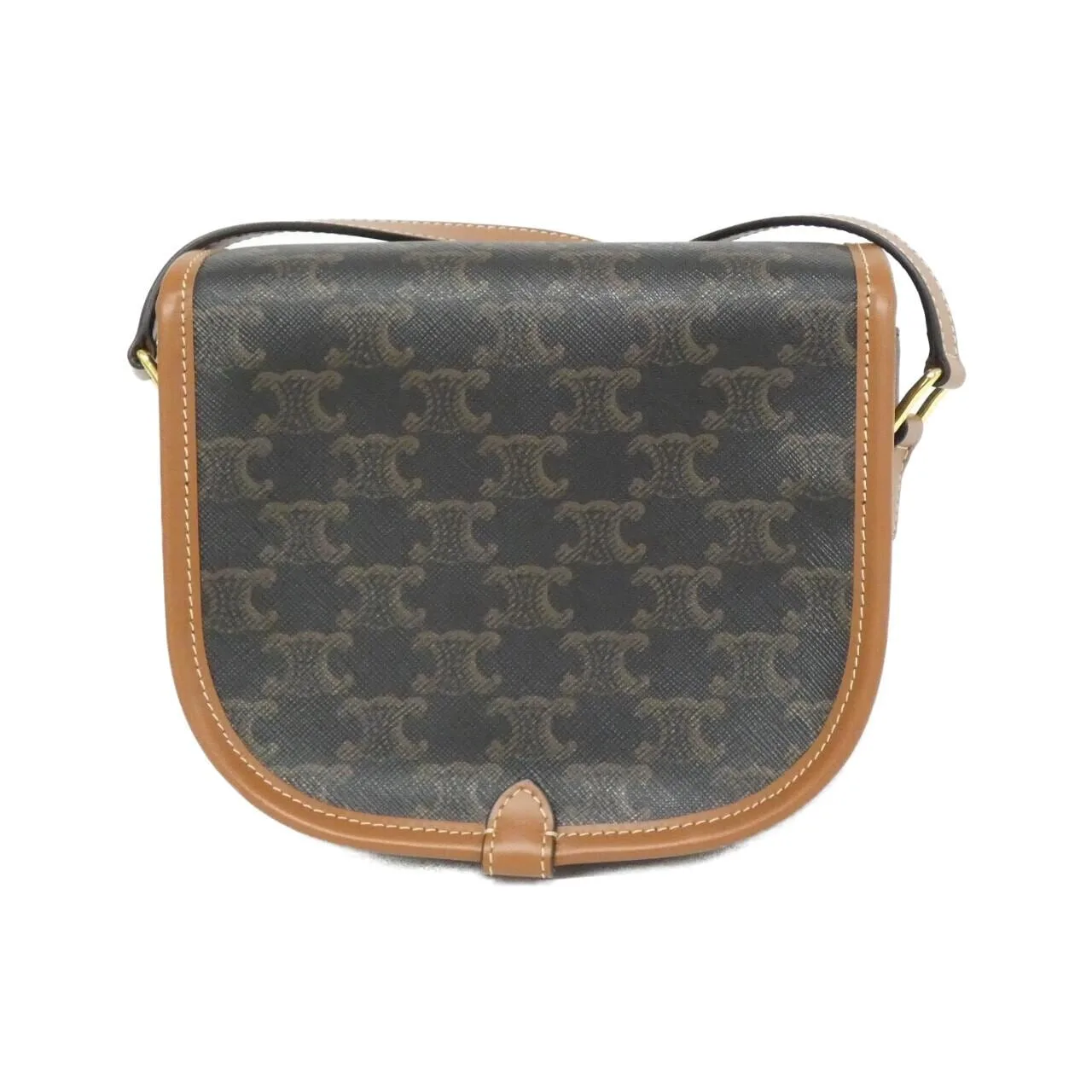 CELINE Triomphe 191502BZJ Shoulder Canvas Black Canvas Rank A - Thumbnail 2