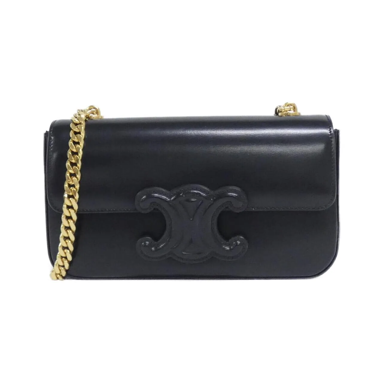 CELINE Triomphe 199243BF4 Shoulder Black