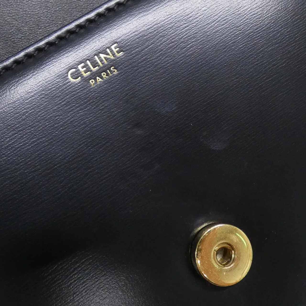 CELINE Triomphe 199243BF4 Shoulder 黑色 中古品A - 縮圖 10