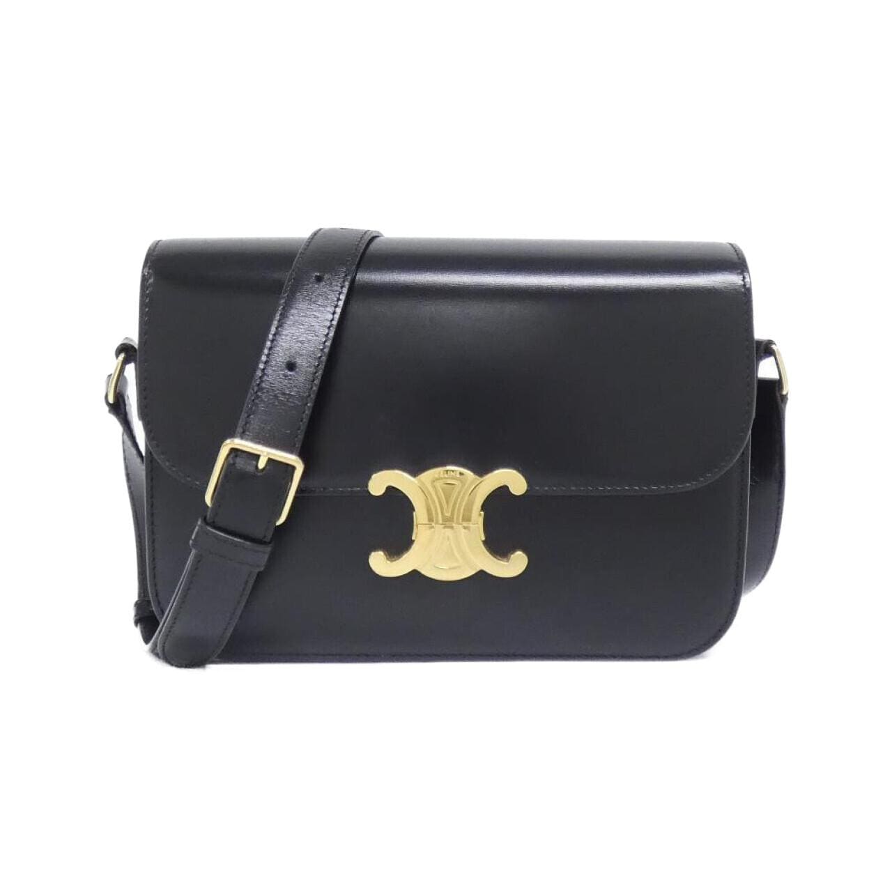 CELINE Triomphe 187363BF4 Shoulder Bag 黑色