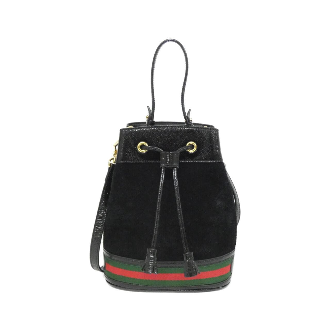 GUCCI 550621 D6ZYB Bag Patent Leather Black