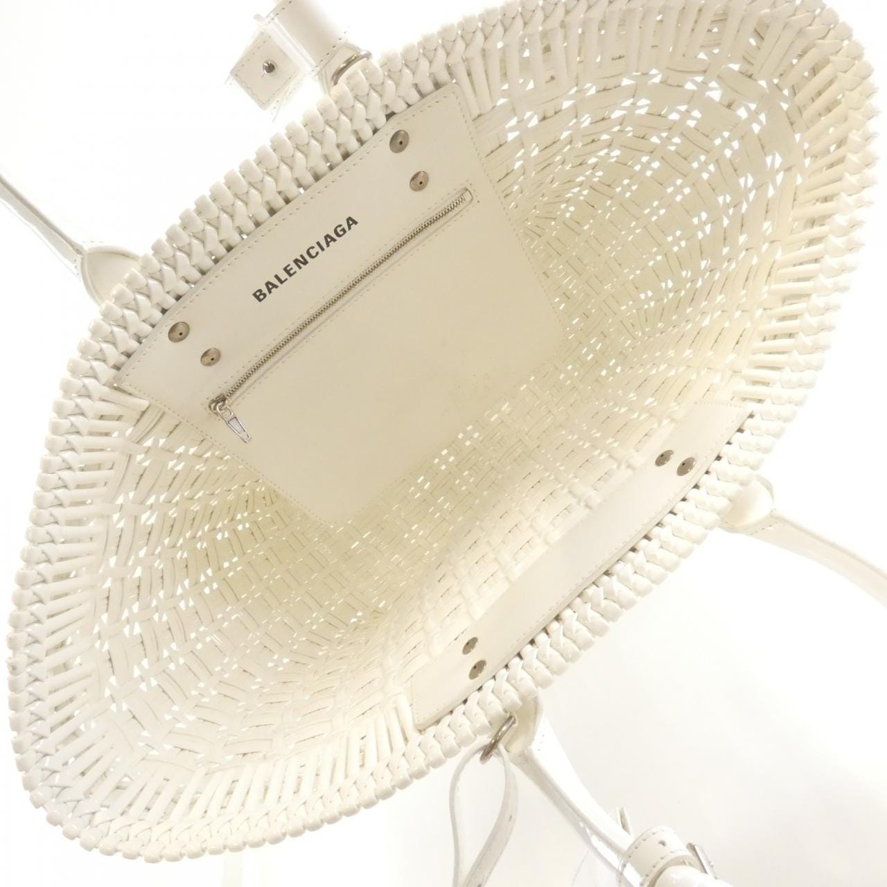 BALENCIAGA 671346 2IE3Y Bag Patent Leather Black Patent Leather - Thumbnail 6