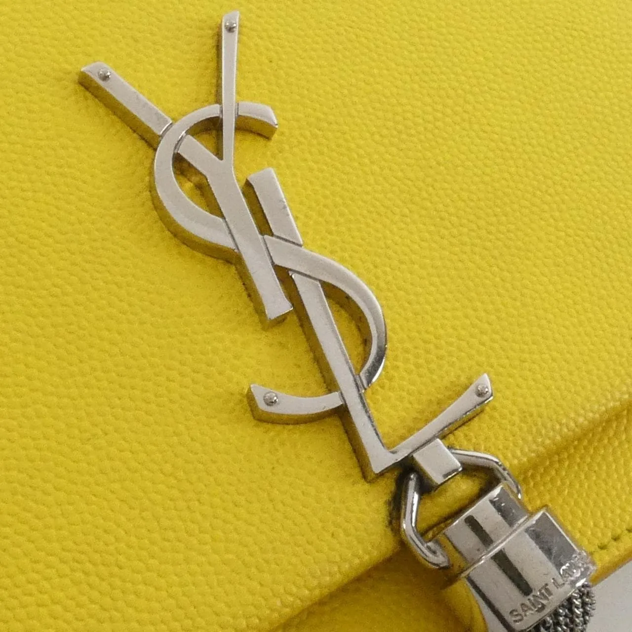 SAINT LAURENT 452159 BOW0N Wallet Black Rank B - Thumbnail 5