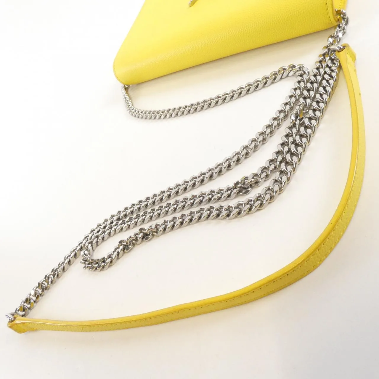 SAINT LAURENT 452159 BOW0N Wallet Black Rank B - Thumbnail 6