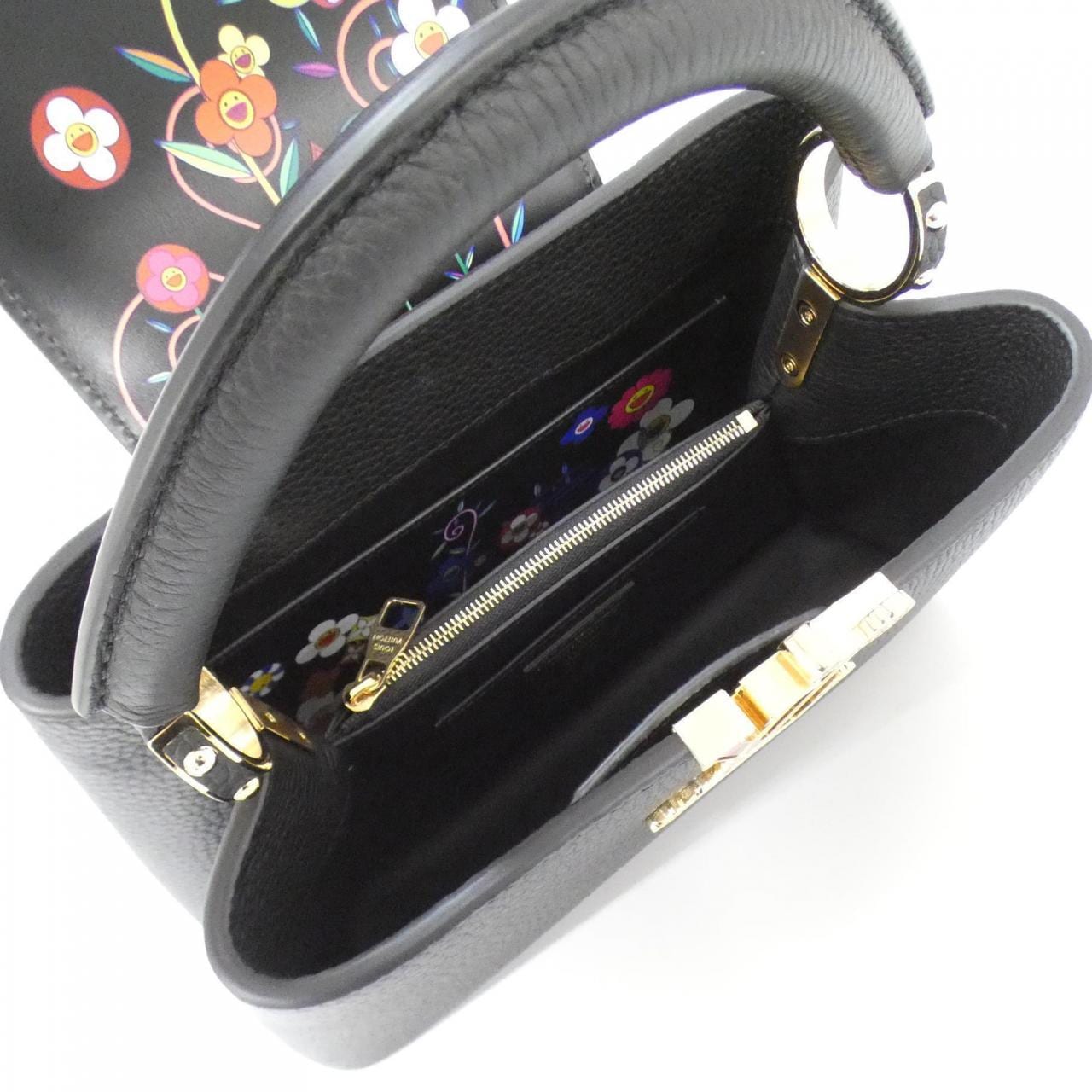 LOUIS VUITTON Capucines M13832 Bag 黑色 中古品A - 縮圖 5