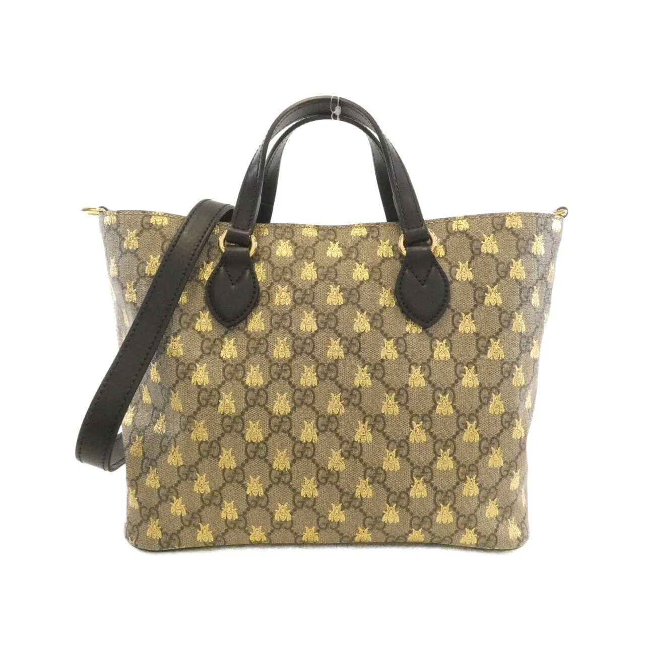 GUCCI 473887 9IKIG Handbag Canvas Black