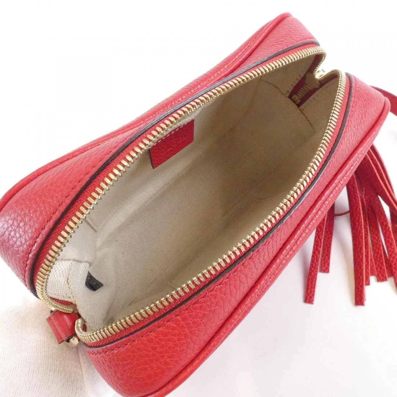 GUCCI Soho 308364 A7M0G Shoulder Leather Black Leather - Thumbnail 7