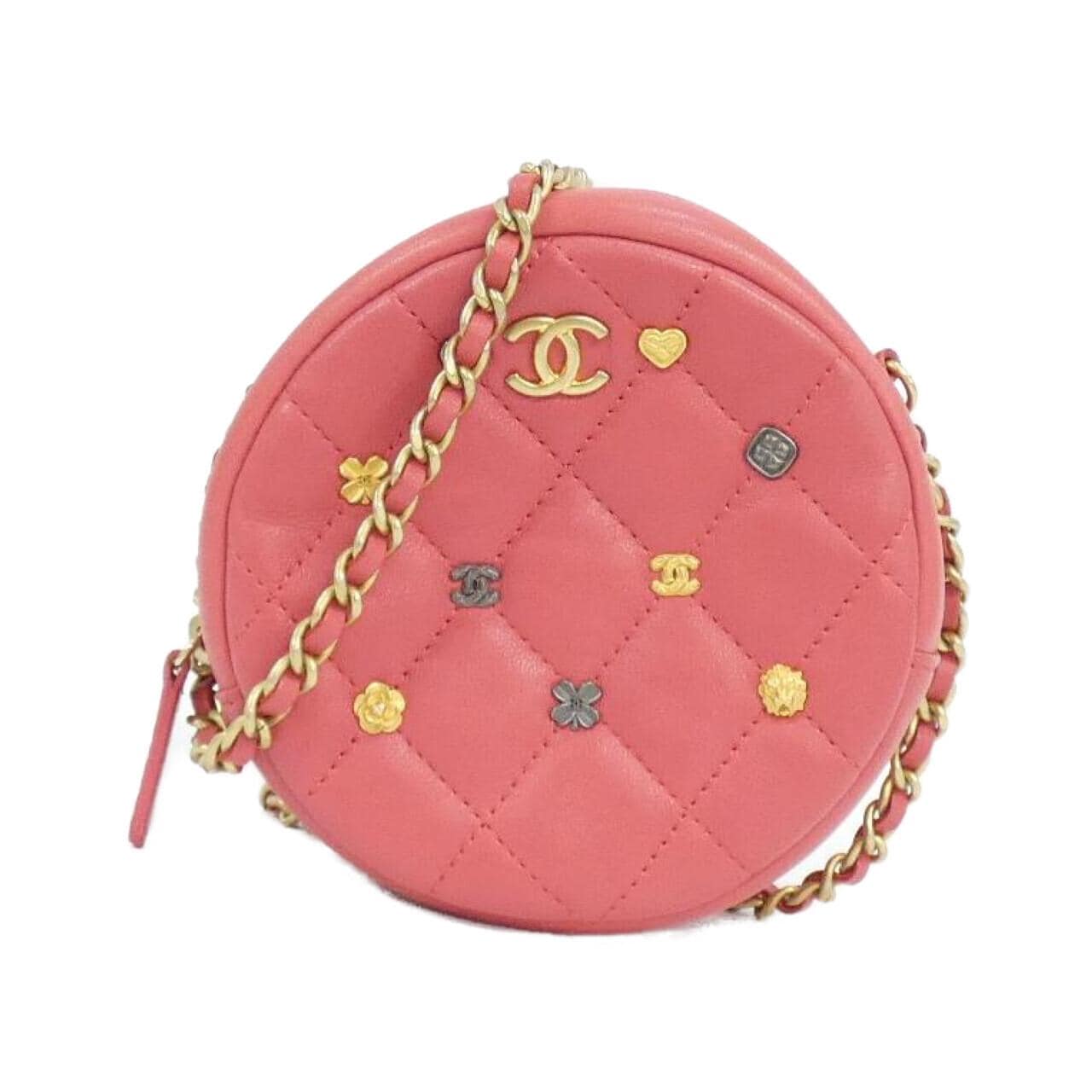 CHANEL 81620 Shoulder Bag Lambskin