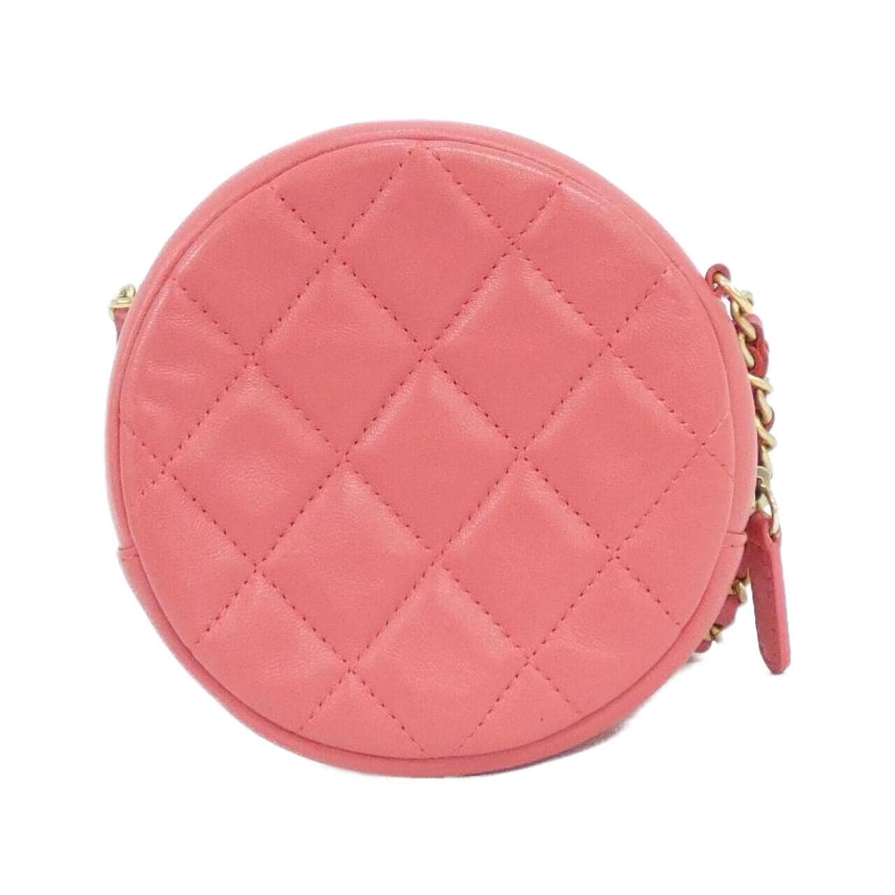 CHANEL 81620 Shoulder Bag Lambskin 粉色 羊皮 中古品B - 縮圖 2